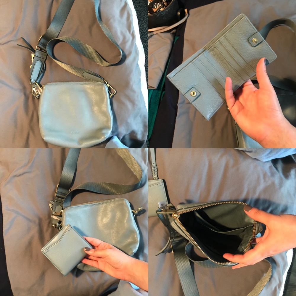 Fossil crossbody & matching wallet